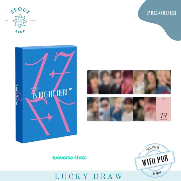 [LUCKY DRAW] SEVENTEEN BEST ALBUM '17 IS RIGHT HERE' DEAR VER WEVERSE SHOP